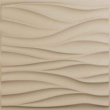 Ekena Millwork 19 5/8in. W x 19 5/8in. H Ripple EnduraWall Decorative 3D Wall Panel Covers 2.67 Sq. Ft. WP20X20RPGBE